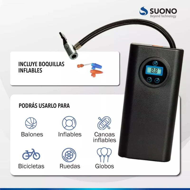 Potente Compresor de Aire Portatil / 35% OFF