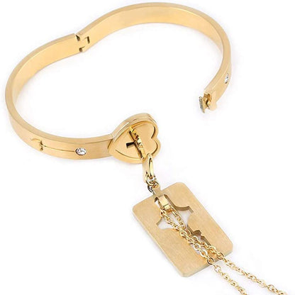 Llave de Nuestro Amor 💖 – Joya en Baño de Oro 18K ✨